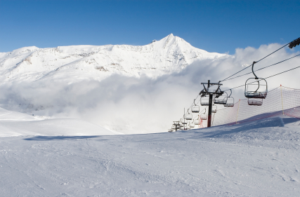 Skipistes in Tignes