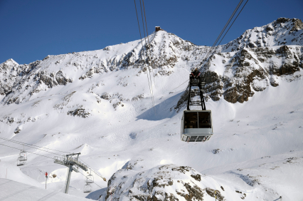 Skipistes in Alpe d’Huez