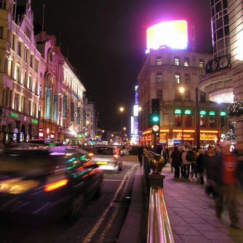 Uitgaan in uitbundig Londen